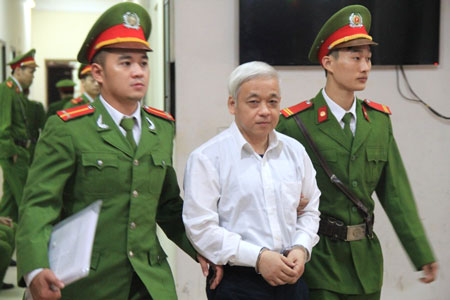 Bị cáo Nguyễn Đức Kiên bị đề nghị mức án 30 năm tù, giữ nguyên như án sơ thẩm.